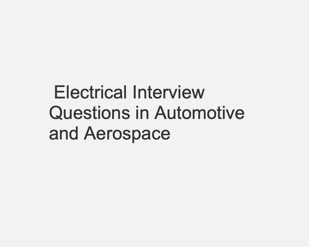 #Q&A#Electrical Interview